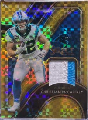 Christian McCaffrey [Gold Prizm]