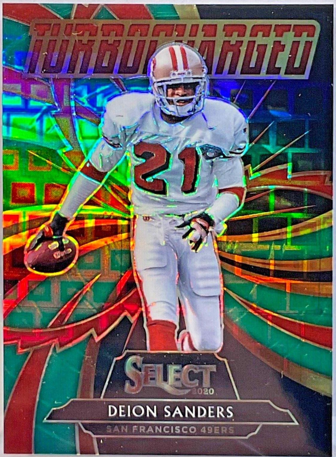 Deion Sanders [Green Prizm] #T2