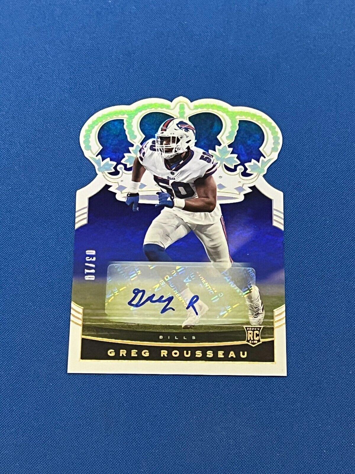 Greg Rousseau [Autograph Gold] #CR-37