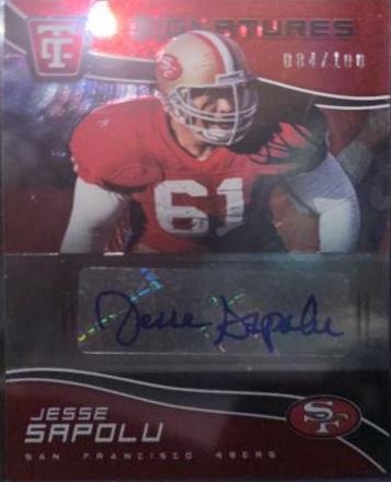 Jesse Sapolu [Red] #TCS-JSA