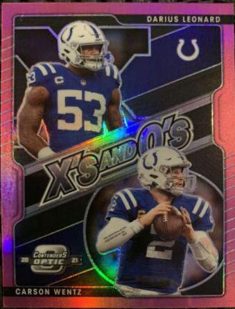 Carson Wentz, Darius Leonard [Pink] #XO-11