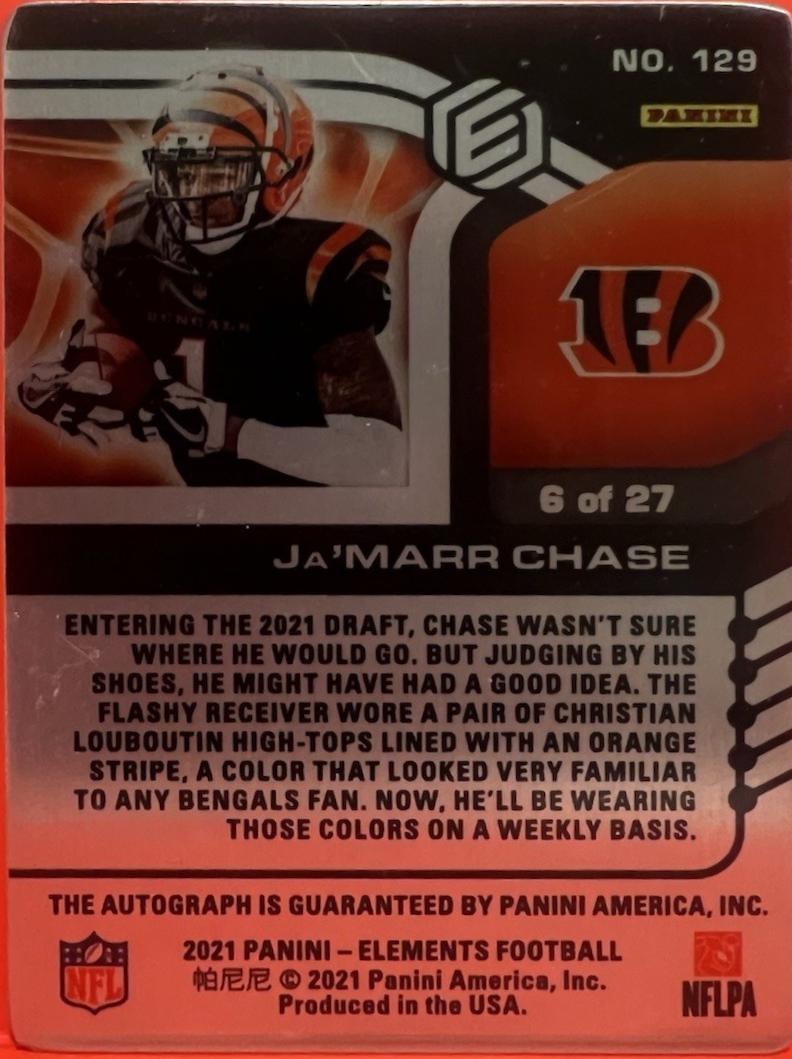 Ja'Marr Chase [Signature Cobalt] #129
