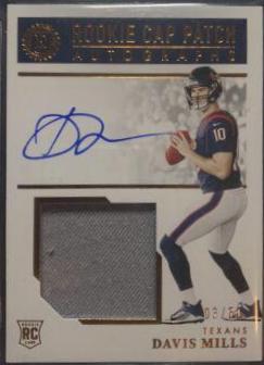 Davis Mills [Cap Patch Autograph] #143