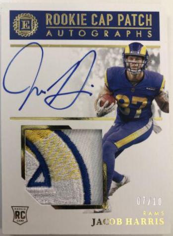 Jacob Harris [Cap Patch Autograph Gold] #160