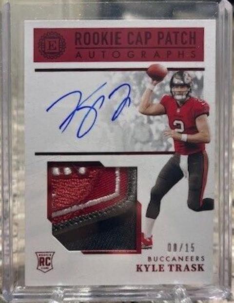 Kyle Trask [Cap Patch Autograph Ruby] #127