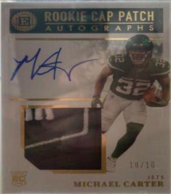 Michael Carter [Cap Patch Autograph Gold] #138