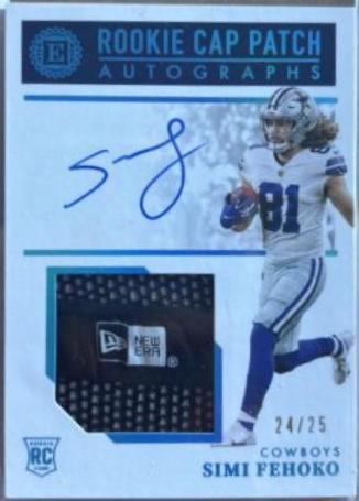 Simi Fehoko [Cap Patch Autograph Sapphire] #162