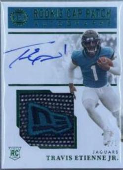 Travis Etienne Jr. [Cap Patch Autograph Emerald] #128