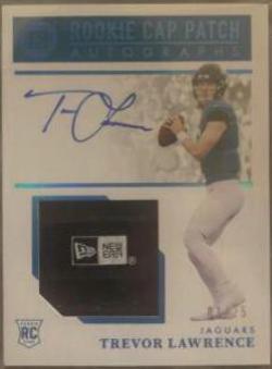Trevor Lawrence [Cap Patch Autograph Sapphire] #121