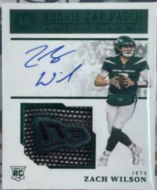 Zach Wilson [Cap Patch Autograph Emerald] #122