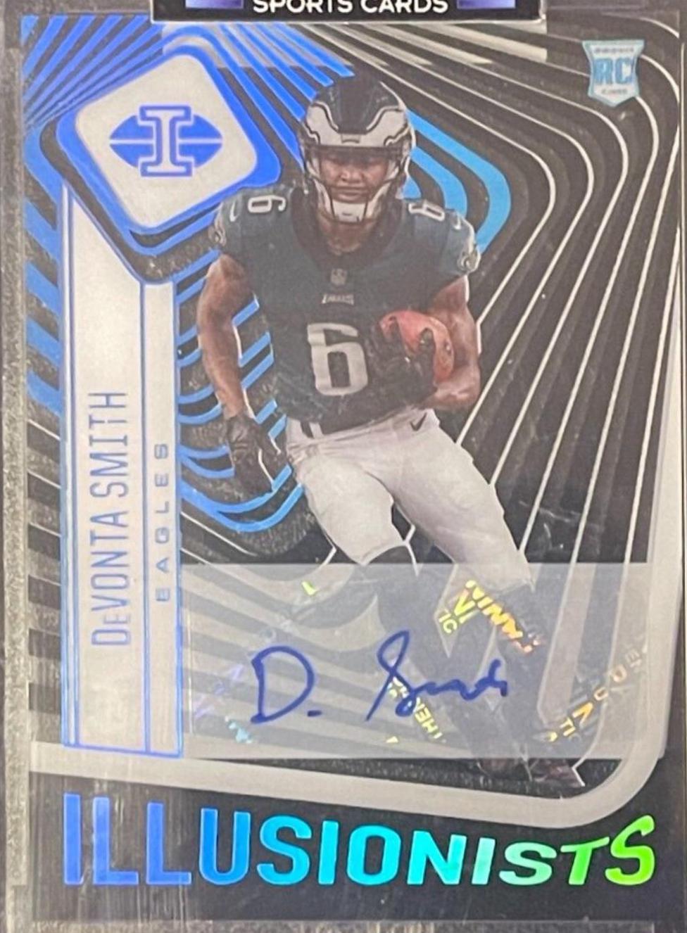 DeVonta Smith [Autograph Black] #ILL-15
