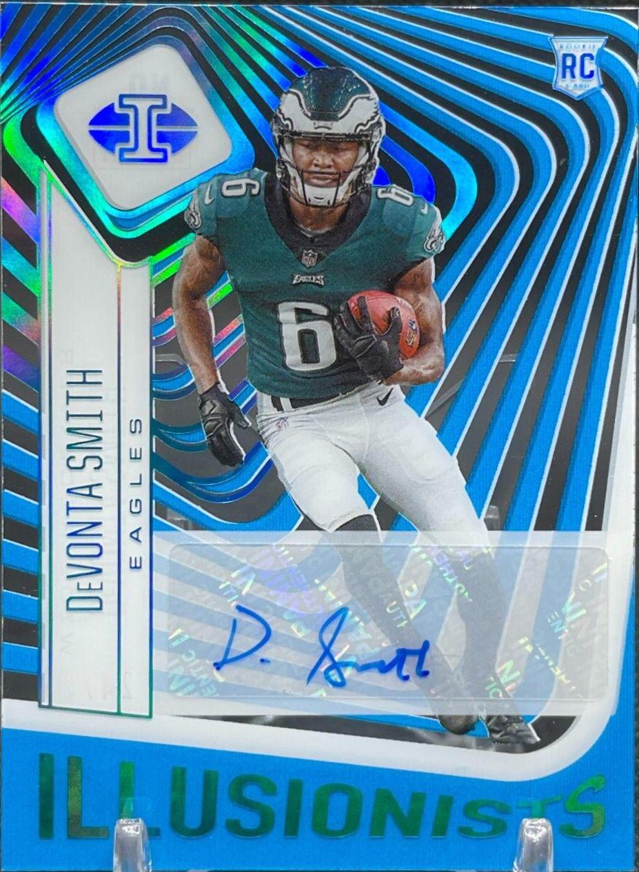 DeVonta Smith [Autograph Light Blue] #ILL-15