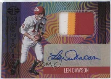 Len Dawson [Black] #IJ-LD
