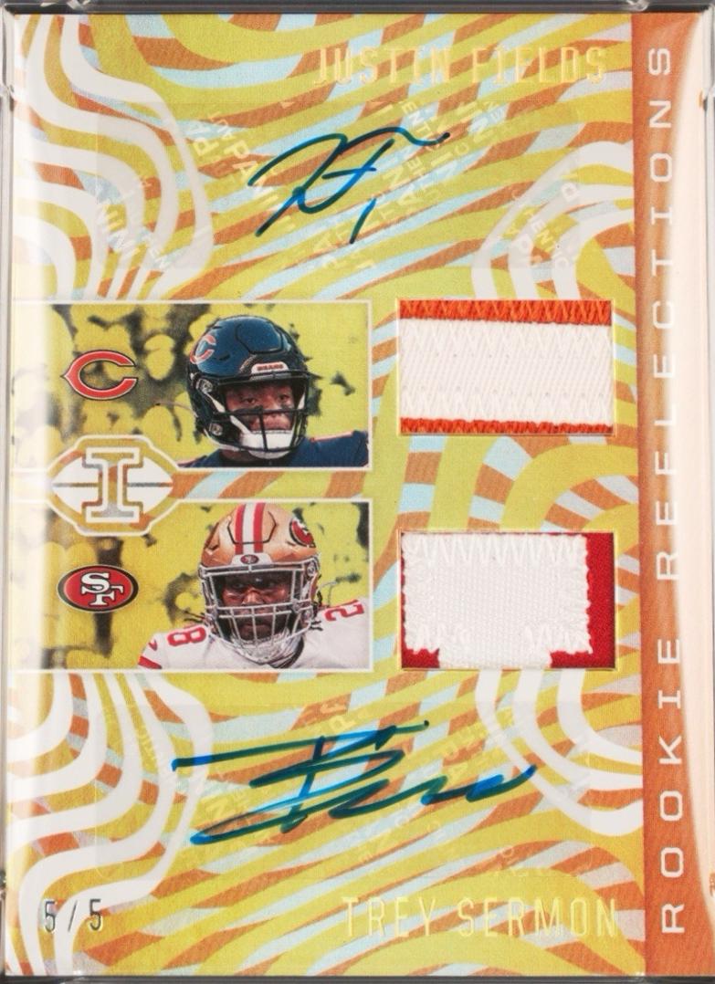 Justin Fields, Trey Sermon [Gold] #RR-6