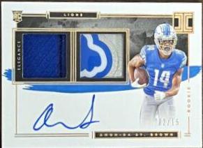 Amon Ra St. Brown [Helmet, Patch Autograph Glove] #134