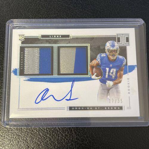 Amon Ra St. Brown [Helmet, Patch Autograph Nameplate] #134