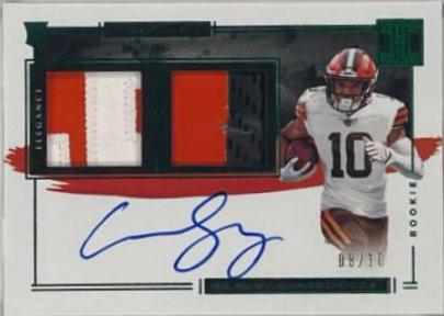Anthony Schwartz [Helmet, Patch Autograph Football] #132