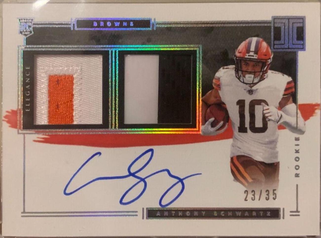 Anthony Schwartz [Helmet, Patch Autograph Nameplate] #132