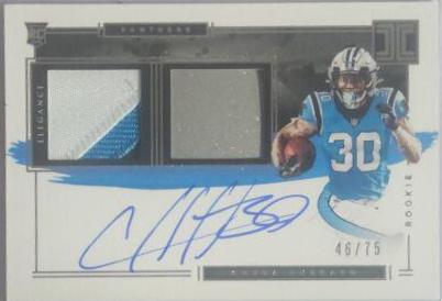 Chuba Hubbard [Helmet, Patch Autograph Football] #137