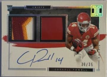 Cornell Powell [Helmet, Patch Autograph Nameplate] #139