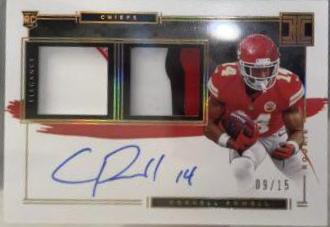 Cornell Powell [Helmet, Patch Autograph] #139