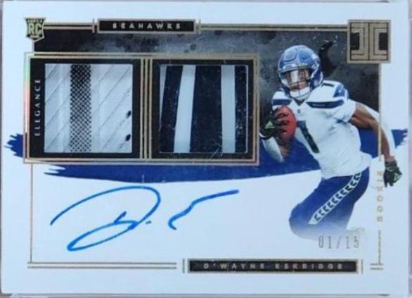 D'Wayne Eskridge [Helmet, Patch Autograph Glove] #126