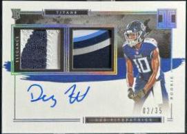 Dez Fitzpatrick [Helmet, Patch Autograph Nameplate] #133