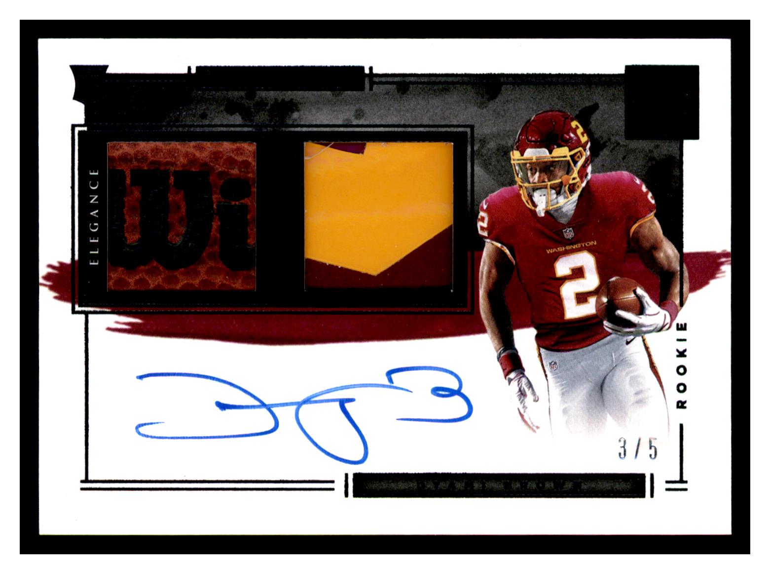 Dyami Brown [Helmet, Patch Autograph Football] #128