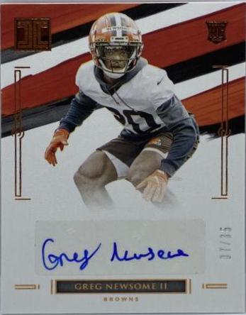 Greg Newsome II [Bronze Autograph] #151
