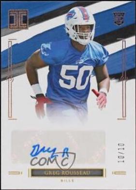Greg Rousseau [Gold Autograph] #154