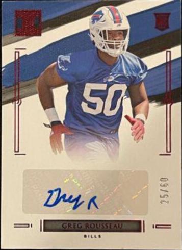 Greg Rousseau [Red Autograph] #154