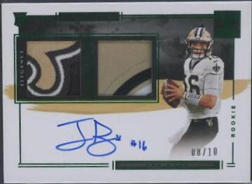 Ian Book [Helmet, Patch Autograph Team Logo] #119