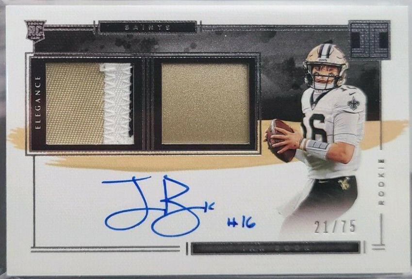 Ian Book [Helmet, Patch Autograph] #119