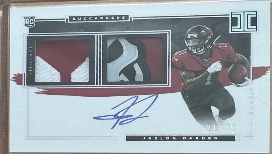 Jaelon Darden [Helmet, Patch Autograph Nameplate] #138