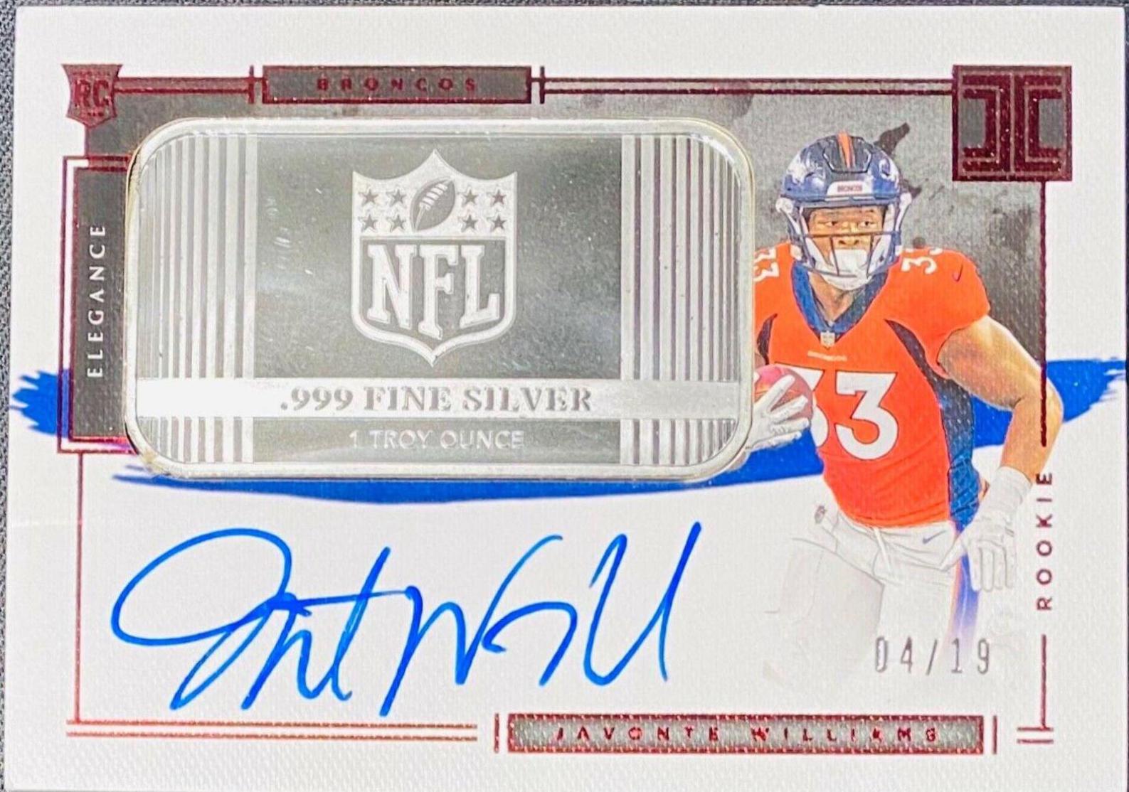 Javonte Williams [Silver Autograph] #125