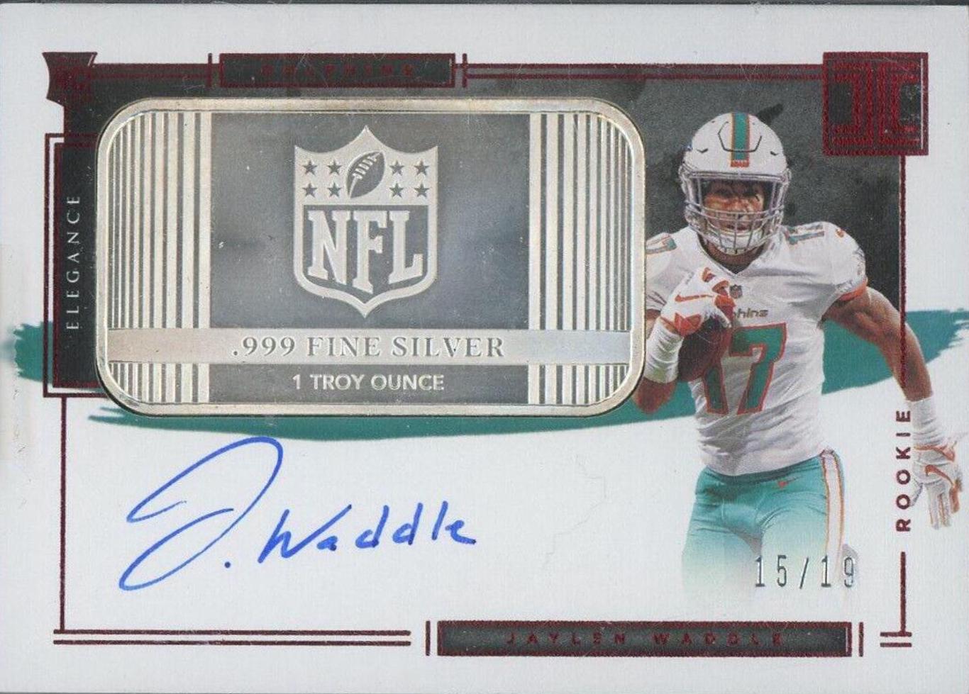 Jaylen Waddle [Silver Autograph] #113