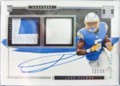 Josh Palmer [Helmet, Patch Autograph Nameplate] #127