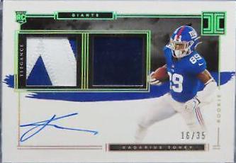 Kadarius Toney [Helmet, Patch Autograph Nameplate] #114