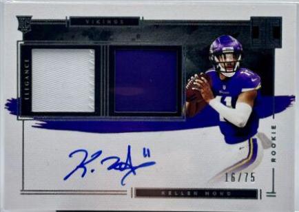 Kellen Mond [Helmet, Patch Autograph Football] #106