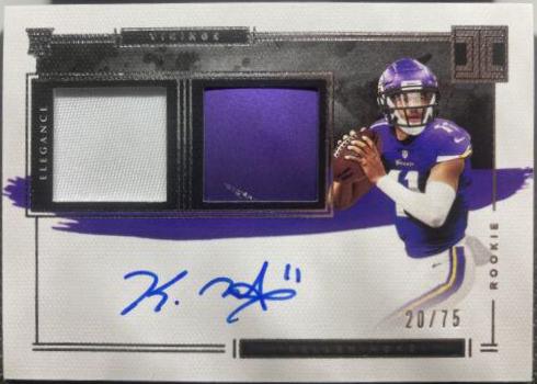Kellen Mond [Helmet, Patch Autograph] #106