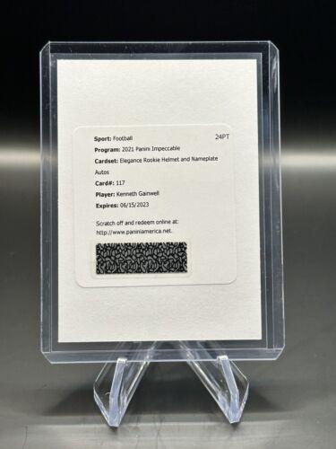 Kenneth Gainwell [Helmet, Patch Autograph Nameplate] #117