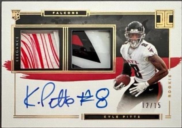 Kyle Pitts [Helmet, Patch Autograph Glove] #110