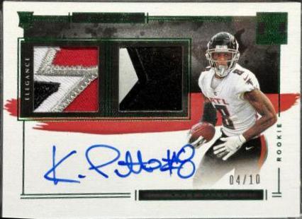 Kyle Pitts [Helmet, Patch Autograph Team Logo] #110