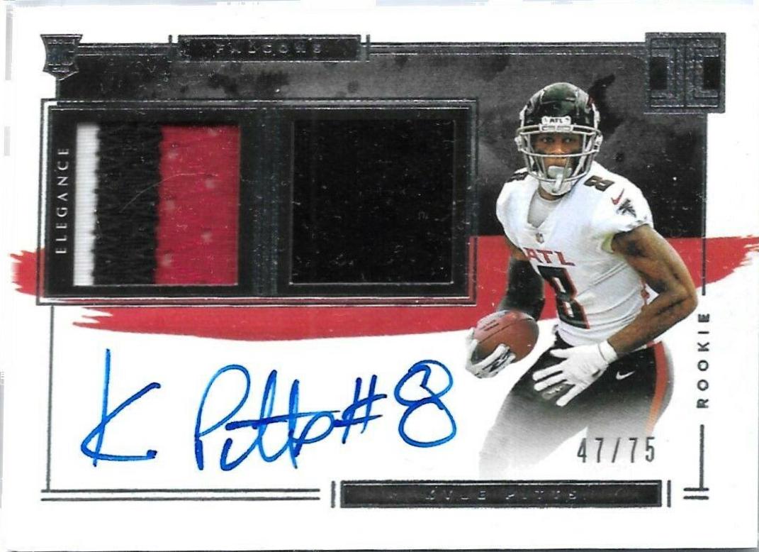 Kyle Pitts [Helmet, Patch Autograph] #110
