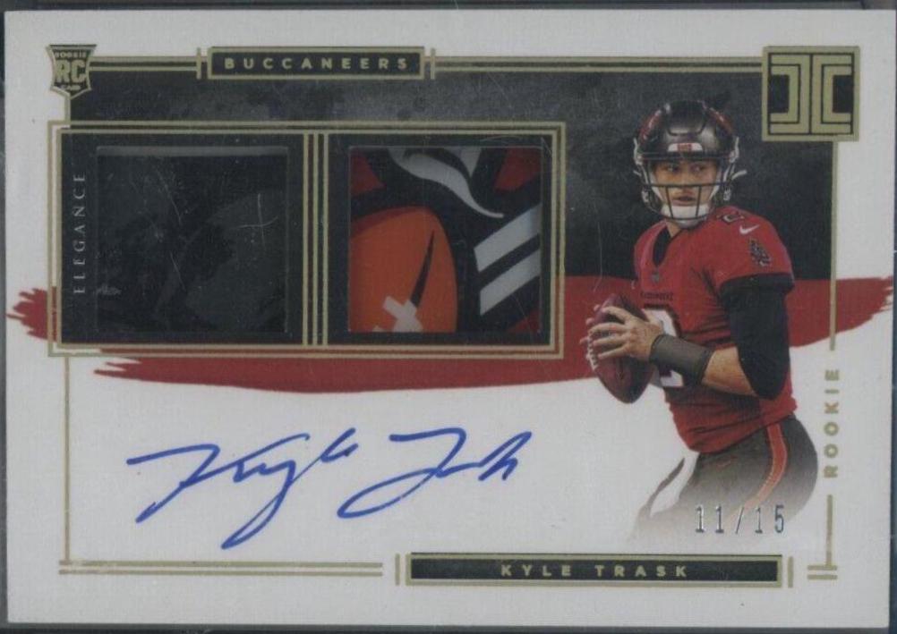 Kyle Trask [Helmet, Patch Autograph Football] #107