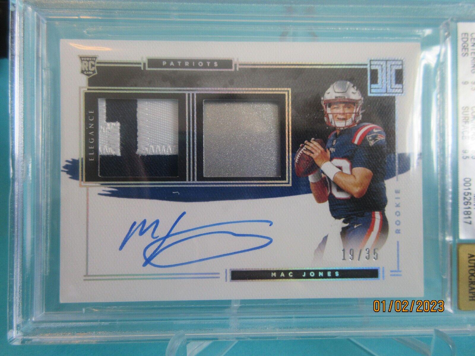 Mac Jones [Helmet, Patch Autograph Nameplate] #105