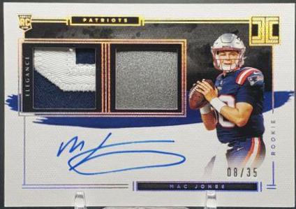 Mac Jones [Helmet, Patch Autograph] #105