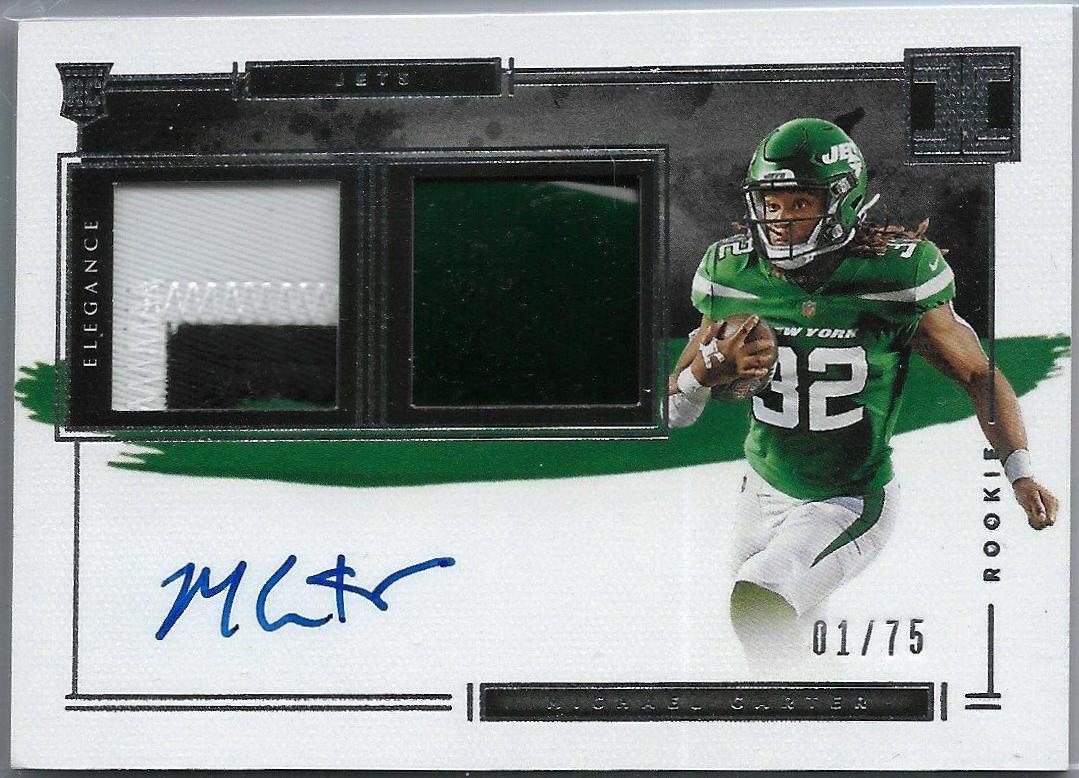 Michael Carter [Helmet, Patch Autograph] #118