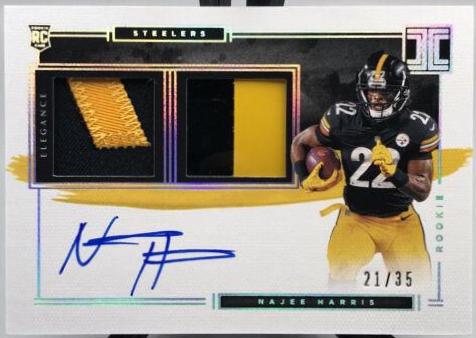 Najee Harris [Helmet, Patch Autograph Nameplate] #109