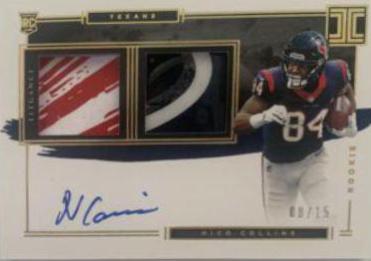 Nico Collins [Helmet, Patch Autograph Football] #130